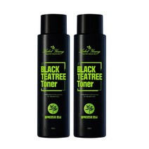 라벨영 쇼킹블랙티트리스킨150ml 2개, 1세트