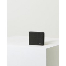 22SS [populet]블랙 로고장식 소가죽 머니클립 WUWA2E115BK