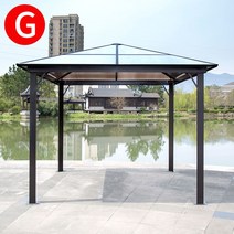 파고라 조립식주택 정자 테라스 원두막 야외바베큐장 그늘막 가제보 조립식정자, G타입:3*3 선샤인