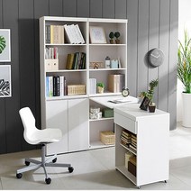 파란들 프라임 LPM 접이식 폴딩 책상풀세트, 색상:화이트