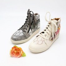 아이슈즈 여성 키높이 꽃무늬 스니커즈 104720