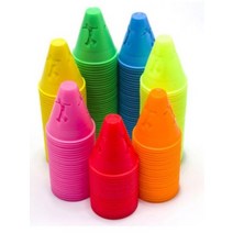 단구마켓 인라인 스케이트 축구 마커 콘 연습 훈련 장비 마킹 컵 접시 운동 장애물, 블루