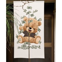 커튼 블라인드 다이소커튼 재미 있고 귀여운 고양이 식당 장식 파티션 드레이프 주방 입구 걸이형 하프 세트, 90x180cm, 20 CTS00773
