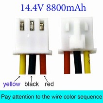 LIECTROUX C30B 로봇 진공 청소기 용 100% 14.4v 배터리 1피스, [01] 14.4 볼트, [06] YELLOW