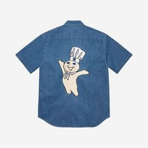 슈프림 도우보이 숏슬리브 워크 셔츠 데님 - 22FW Supreme Doughboy S/S Work Shirt Denim - 22FW