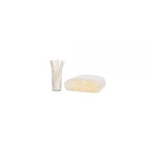 Pura Vida Bioplastics PVB | 24.8cm(9.75인치) 음료 빨대 포장되지 않은 벌크 백 케이스 - 3 600개 USDA 인증 100% 바이오 기반 및 뜨겁