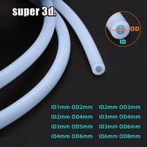 3D프린터 필라멘트 프린터 tpu 펜 가정용 abs3D 프린터 부품 1 미터 보우 덴 압출기 PTFE 튜브 파이프 J헤, 04 ID4mm OD6mm