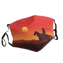 Red Dead Redemption04 성인용 인쇄 마스크 일본 만화 영화 방진 빨 조절 가능