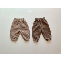 레브 쁘띠 나염기모 트레이닝팬츠 유아 아동츄리닝 키즈츄리닝 하의단품 꾸안꾸 데일리코디