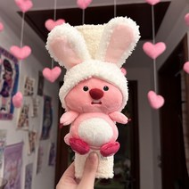 귀여운 루피 보들보들 안전벨트 커버, 토끼루피, 1개