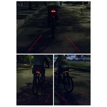 ibstar 자전거 킥보드 다용도 후미등 빽라이트 좌 우 깜빡이 기능 레이저 차폭등 USB충전 IPX4등급 생활방수, 블랙