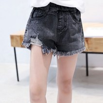 마더라이크 아동 주니어의류 여아청반바지 초등학생 밴딩팬츠7564
