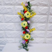 납골액자 일자 핸드메이드리스 수목장꽃 추모꽃 조화인테리어 영원히변치않는꽃