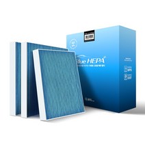 1+1+1 필터포유 0.3um 블루 헤파 초 미세먼지 자동차 에어컨 히터 필터, 3개, CFUB009-쏘렌토 MQ4 (하이브리드)