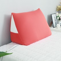 LINU 리누 트리백 침대 등받이 쿠션, 선셋오랜지