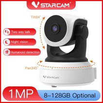 펫캠 강아지 CCTV 홈캠 Vstarcam무선 Wifi IP 카메라 실내 720P 감시 보안 자동 추적 HD 야간 투시경 베이비 모니터 애완동물 캠, C7824WIP Camera+미국 플러그