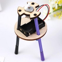 진행방향실험 낙서하는 진동로봇 만들기 영재과학 수업용 방과후 DIY 키트