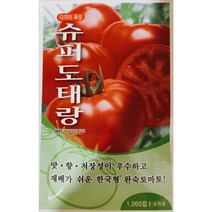 [2023년] 슈퍼도태랑 토마토 씨앗 1000립 완숙토마토 종자