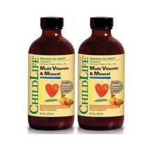 ChildLife Multi Vitamin Mineral 차일드라이프 키즈 액상 멀티비타민 237ml 2병, 1개