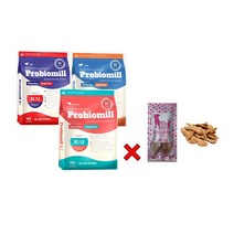 프로바이오밀 그레인프리 반습식 유산균 사료1kg+팩앤동결건조오리가슴살(소용량), 양1kg+동결건조오리소1개
