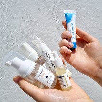 블랙퍼스킨 트래블 키트 미백 보습라인 여행용 화장품 스킨로션 기초화장품 5종 세트 +선크림 미니어처 증정