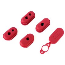 충전 포트 방수 커버 케이스 먼지 플러그 xiaomi mijia m365 and pro electric scooter 1s pro 2 scooter rubber plug parts, 진한 빨간색 세트, 1개