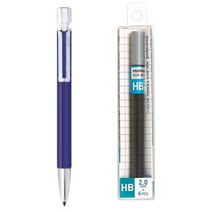 모나미 153 네오 홀더 샤프 INDIGO 2.0mm + 모나미 홀더 샤프심 HB, 혼합색상, 5세트