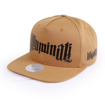 베이직엠 남녀공용 플리퍼 스냅백 일루미나티 빅타이포