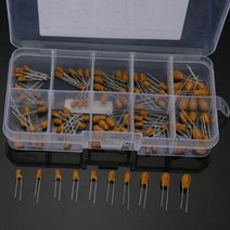 탄탈륨 캐패시터 100PCS 10종 1세트 16V 1uf~100uf 키