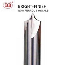 선반팁 bb 카바이드 반경 코너 라운딩 커터 엔드 밀 cnc 도구 내부 r1 r2 r3, 밝은 마무리, r3x8dx50l