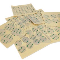 MJ 3M 9495LE PET 초강력 투명 폼 양면테이프 원형 B612 512128EA, 스마트피플 20mm 25개입