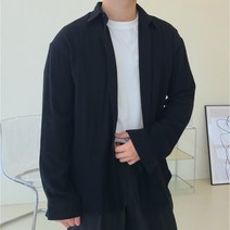 2Color 남자 세미오버핏 린넨 셔츠