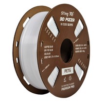 STING3D PETG 필라멘트 친환경 종이재질스풀 1Kg 1.75mm, PETG필라멘트, 블랙