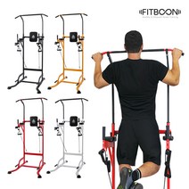 핏분 치닝디핑 C형 가정용 턱걸이 철봉 딥스 운동기구 치닝디핑기구, 1개, 블랙