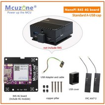 NanoPi R4S 4G LTE 확장 보드 NL668-국내 호환 CAT4 4 드라이버- openwrt 리눅스 우분투 ZTE CAT 4G-국내, 4G-FPC-USB cap_NL668-EU