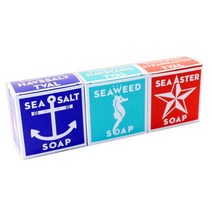 Swedish Dream 3 Pack Mix Set (Sea Salt + Seaweed + Sea Aster) Soap Bar 4 oz USA, 1