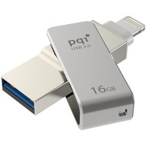 일본직발송 3. LIGHTNING 단자 USB 플래시 드라이브 PQI ICONNECT MINI (16GB 회색) B01B2E865I, 16GB  그레이_Select Option, Select Option, 상세 설명 참조0