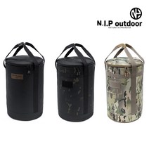 N.I.P 3kg 가스용기 수납가방 가스통 가방 해바라기버너 가방, 멀티카모 블랙