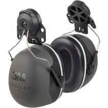 3M PELTOR 귀마개 소음 방지 안전모 부착 NRR 31dB 건설 제조 유지보수 자동차 목공 중장비 엔지니어링 광업 X5P3E