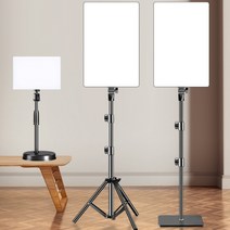 2000W 실내 촬영 조명 자연광 지속광 개인방송 홈스튜디오 유튜브 방송 뷰티 사진, 500W12인치