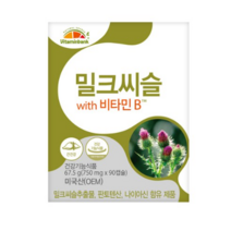 비타민뱅크 밀크씨슬 플러스 B, 90정, 2개, 90정
