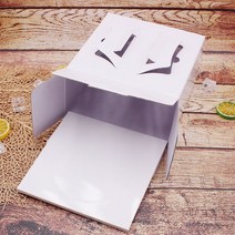 무지케이크상자1호+흰색하판 50개케이크박스받침세트, 무지케익박스1호+흰색하판 50개