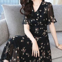 데이트룩 DS168 여자쉬폰원피스 플라워 원피스 하객 -153EA givenus11402*45342259lH