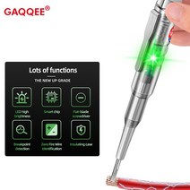 전기계측테스트 펜 비접촉 유도 테스터 전기 표시기 드라이버 표시기 센서 2 색 led 전압 감지기 ac 24-250v, 유형 1