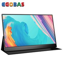 EGOBAS 휴대용 게이밍 초박형 15.6 인치 FHD USBC HDMI 호환 화웨이 스마트폰 노트북 스위치 XBOX PS5, [04], 01 Nontouch