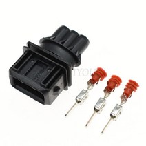 1 세트 3 핀 282191-1 282729-1 EFI 방수 연료 인젝터 자동 커넥터 EV1 자동차 전원 타이머 센서 플매트 카펫 러그 1-962581-1, [01] 1 Set