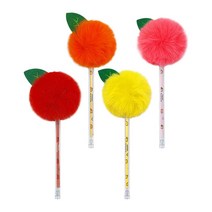 MT7_과일 폼폼방울 중성펜 ver2(8개) HT+LZSTATIONERYCO. LTD. +91373ep_111gT, 본상품선택, 본상품선택