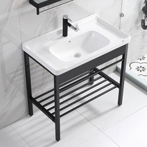 세면대 하부장 베란다 발코니 소형 간이 세면 세라믹, A타입 기본형