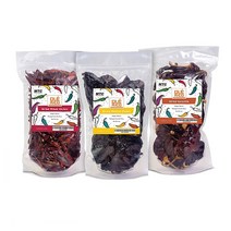 MTC 멕시코 매운 건고추 홀 아르볼 과히요 안초 3종 각 113g x3팩