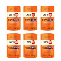 종근당건강 락토핏 생유산균 코어맥스 60포, 120g, 6통